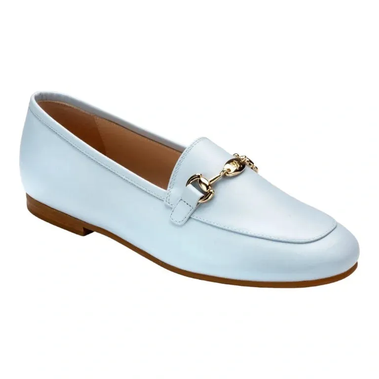 1375 - Blue Soft Leather Flat Loafer for Girl/Boy by London Kids