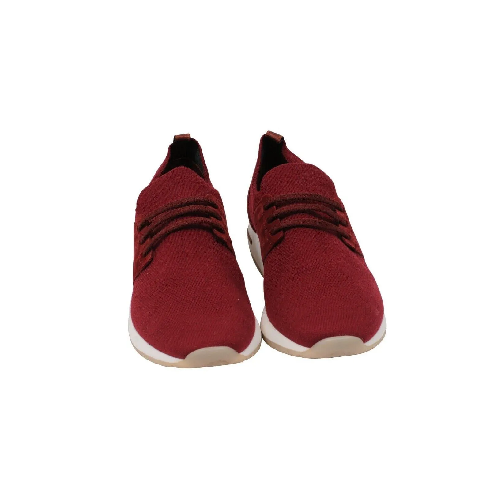 360 LP Flexy Walk Sneakers Red Slip On Lace Up