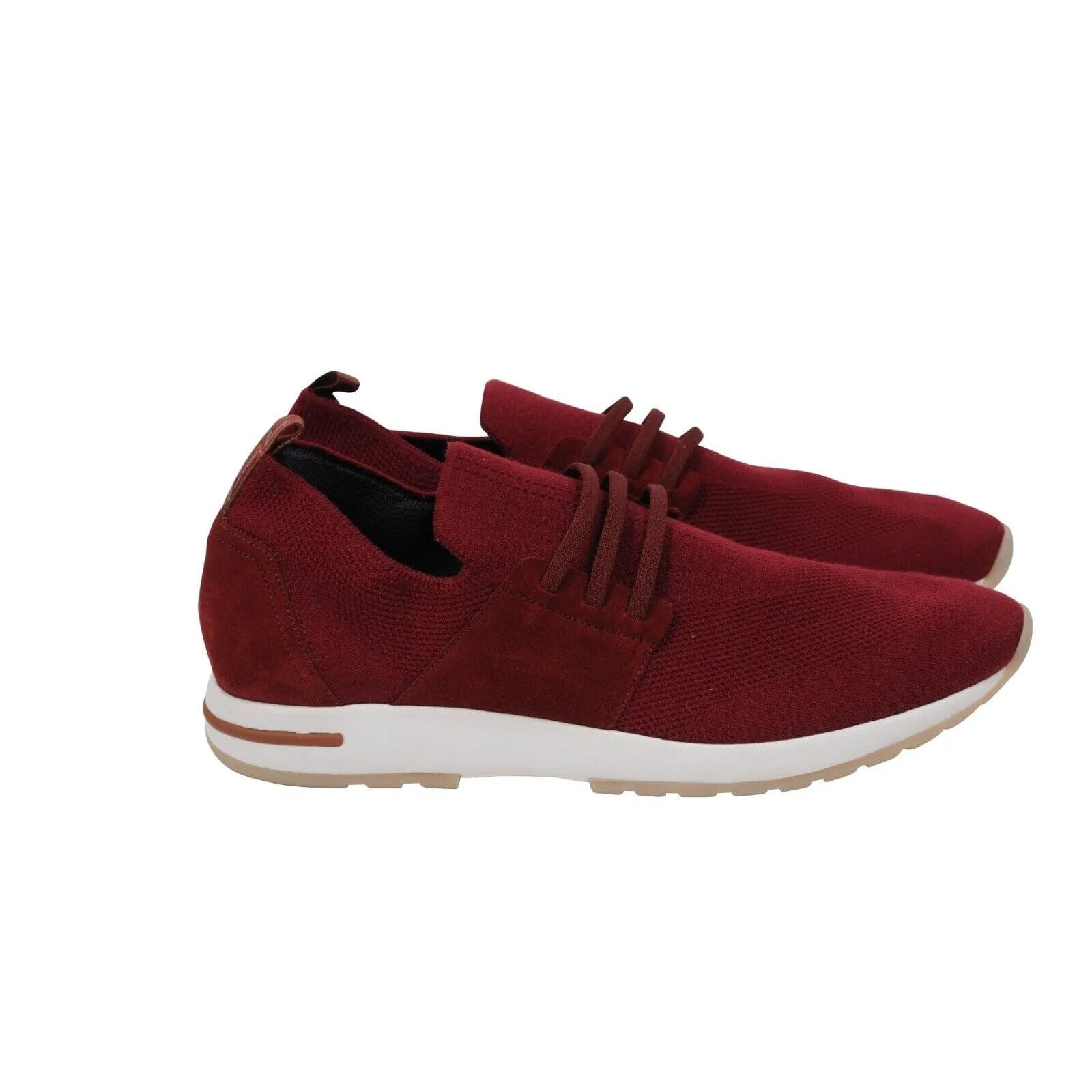 360 LP Flexy Walk Sneakers Red Slip On Lace Up