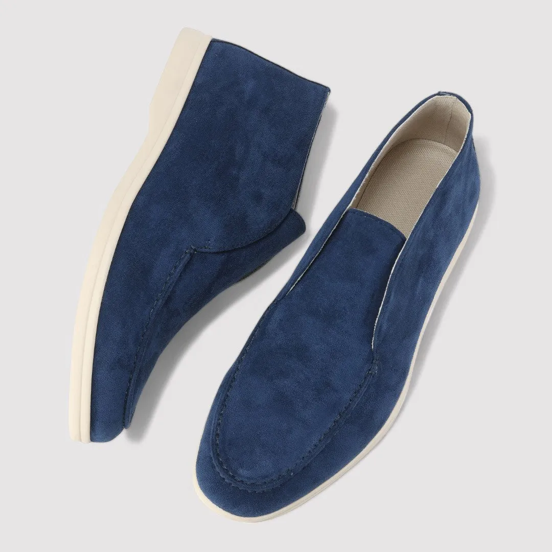 Ancien | Old Money High Suede Loafers