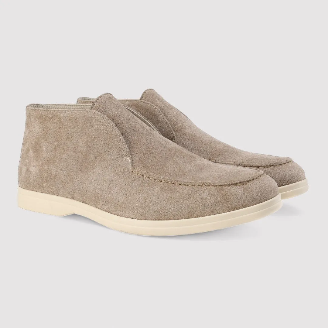 Ancien | Old Money High Suede Loafers