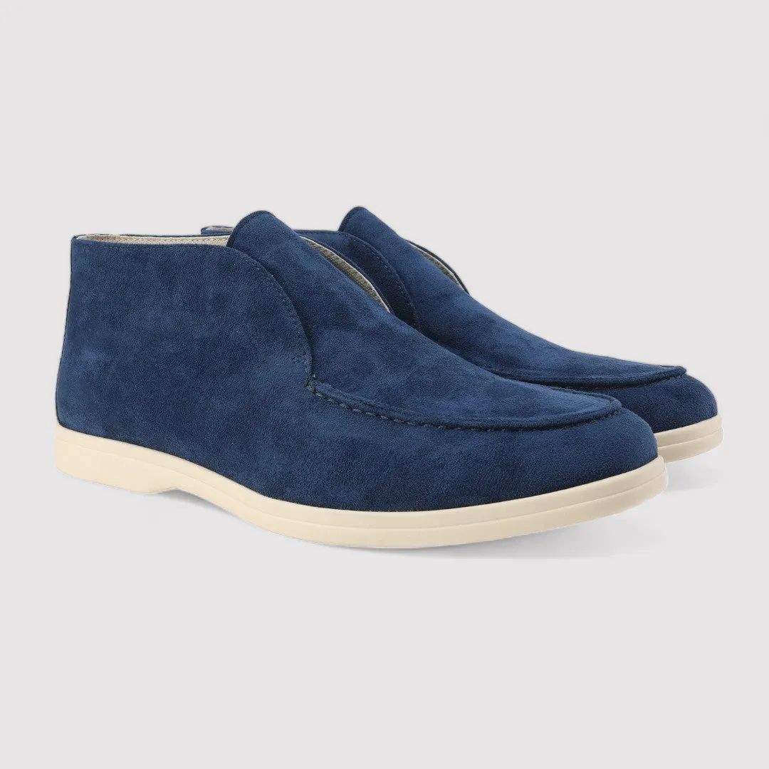 Ancien | Old Money High Suede Loafers