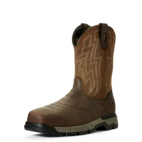 Ariat Mens Rebar Flex Western Composite Toe Work Boot Brown