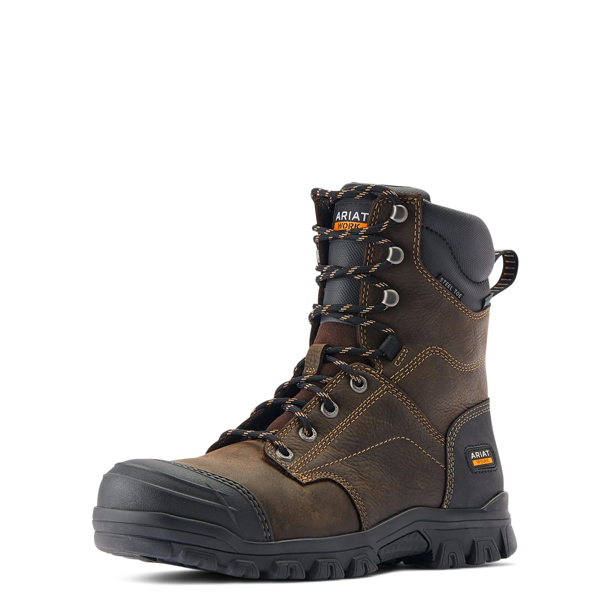 Ariat Treadfast 8" Waterproof Steel Toe Work Boot