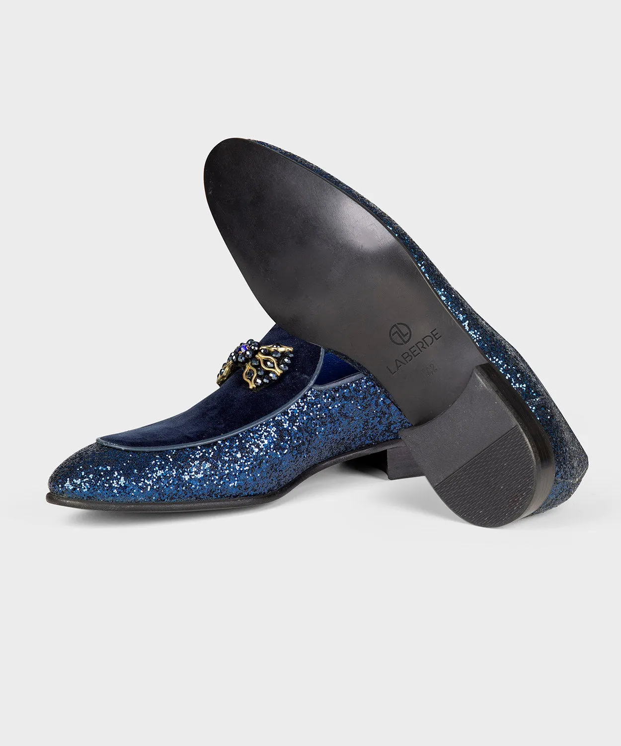 Blue Suede Loafers