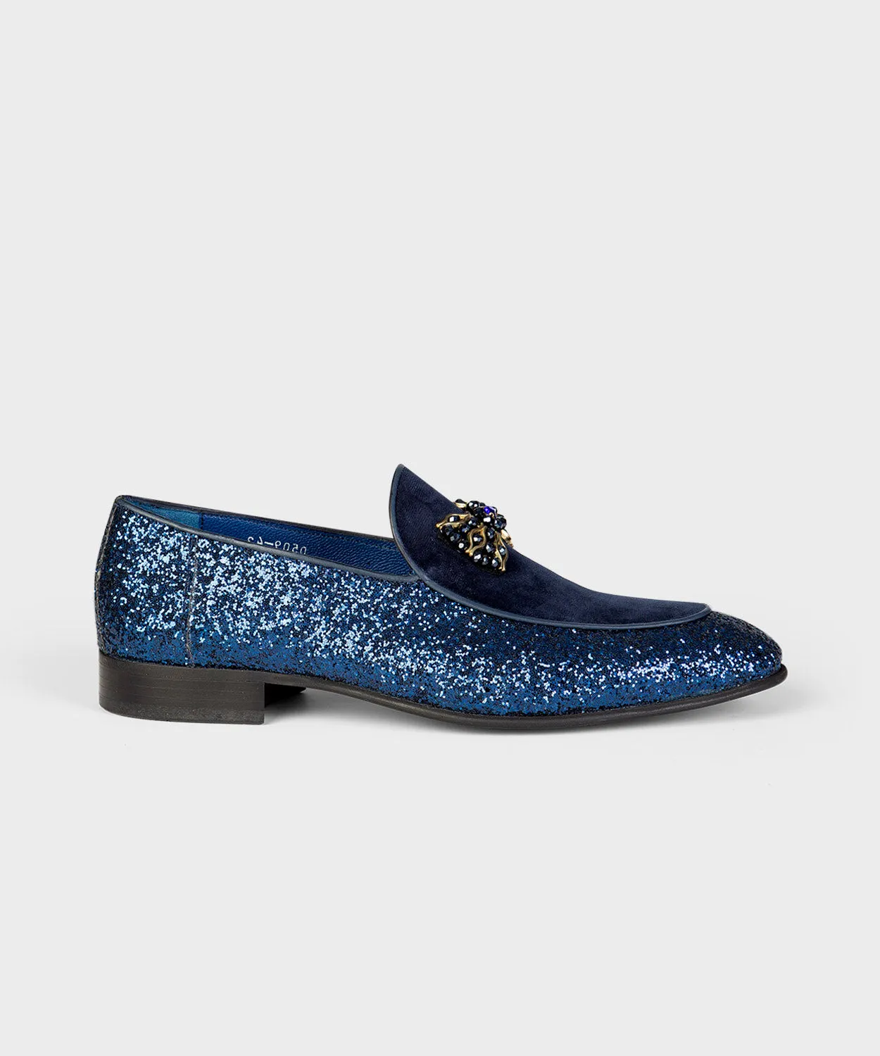 Blue Suede Loafers