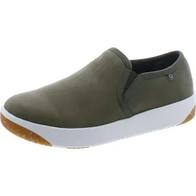 Bogs Womens KICKER SLIP Leather Slip On Casual And Fashion Sneakers