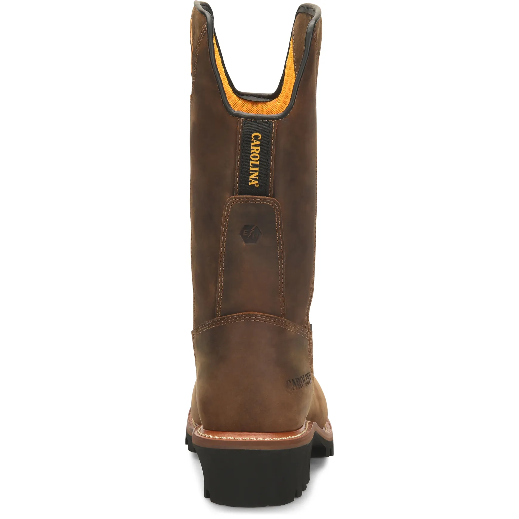 Carolina Men's Coppice 12" Comp Toe WP Logger Work Boot- Brown- CA9833