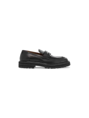 Chunky Leather Piercing Loafers