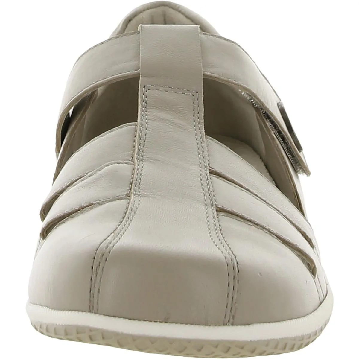 David Tate Womens Orlando Leather Lifestyle Slip-On Sneakers