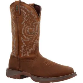 Durango Men's Rebel 12"  Soft Toe Pull On Western Classic Boot- Brown- DB4443