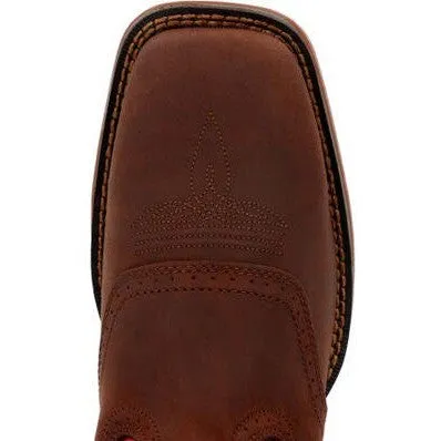 Durango Men's Rebel Texas Flag Soft Toe Western Classic Boot- Dark Brown- DB4446