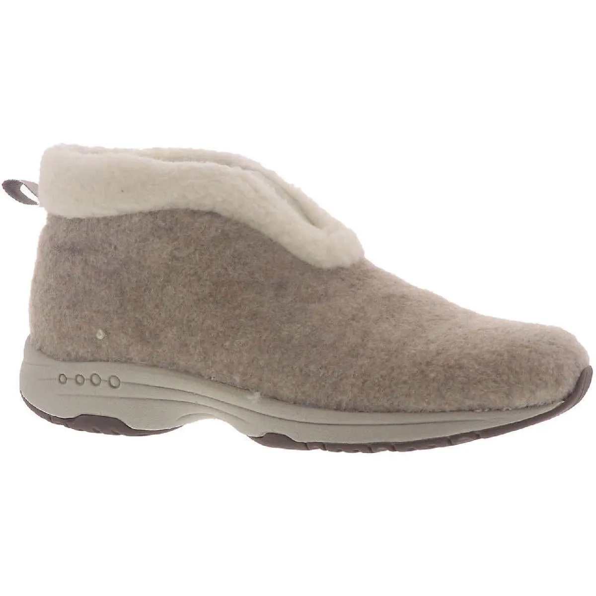 Easy Spirit Womens Tree Pose 2 Faux Fur Slip On Slip-On Sneakers