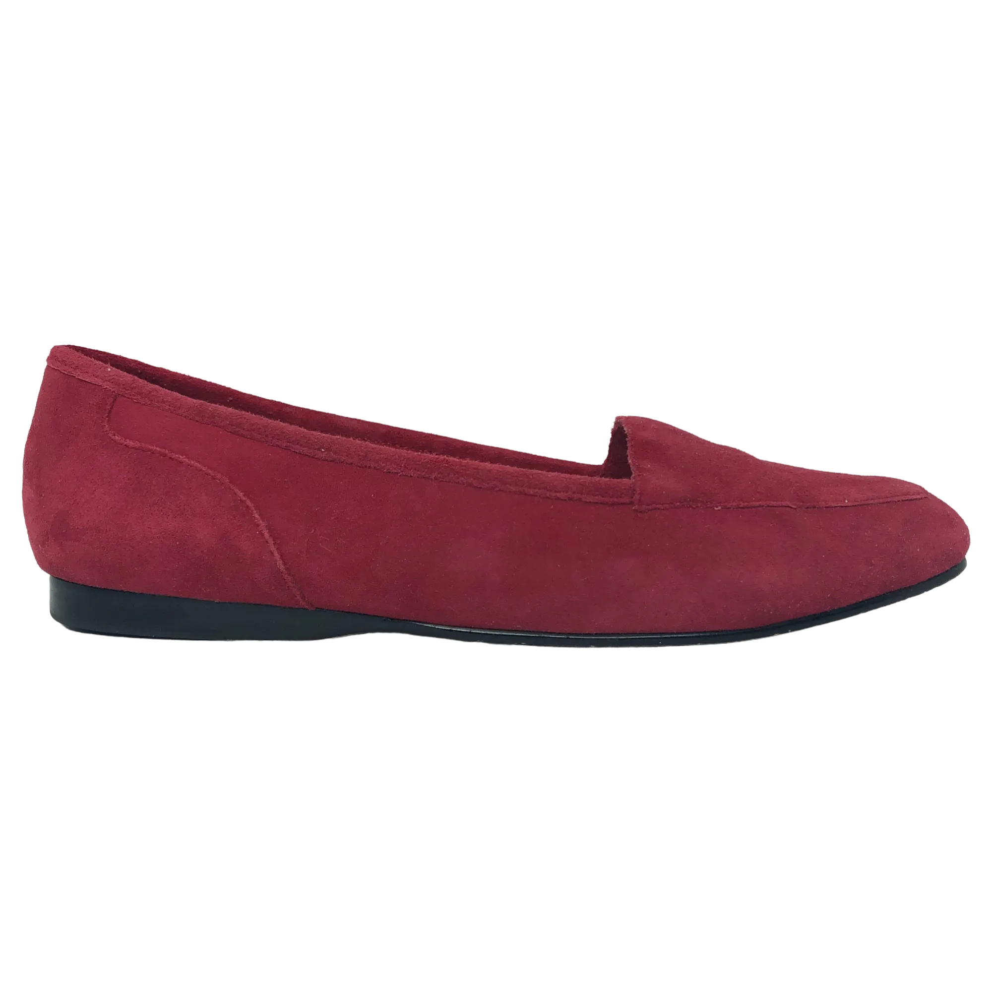 Enzo Angiolini Red Suede Loafers - Size 7.5 - Women