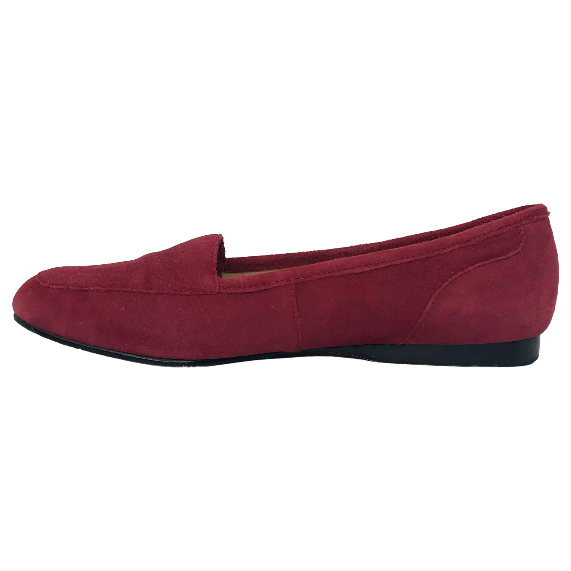 Enzo Angiolini Red Suede Loafers - Size 7.5 - Women