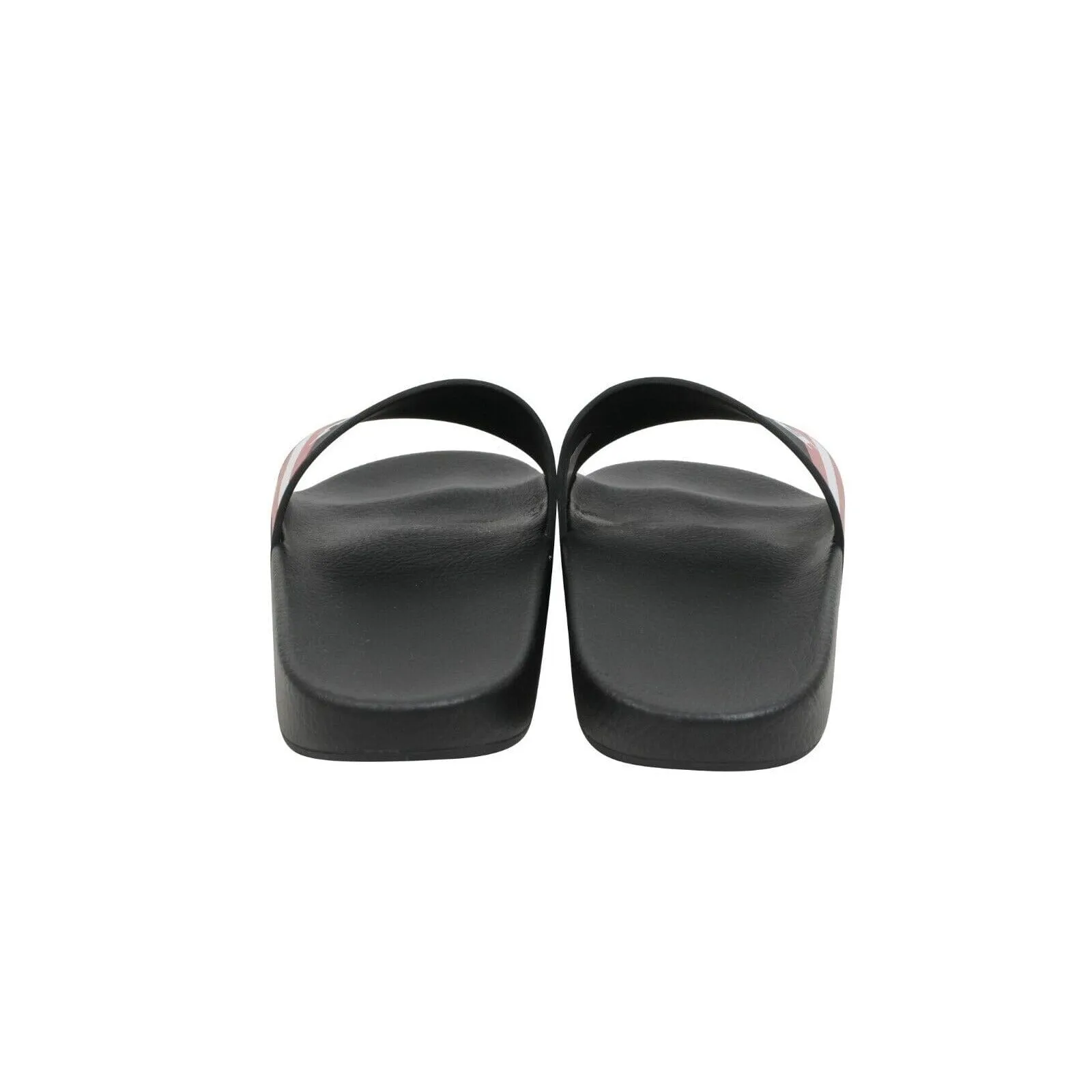 Flip Flops Black Red White Rubber Pool Slides