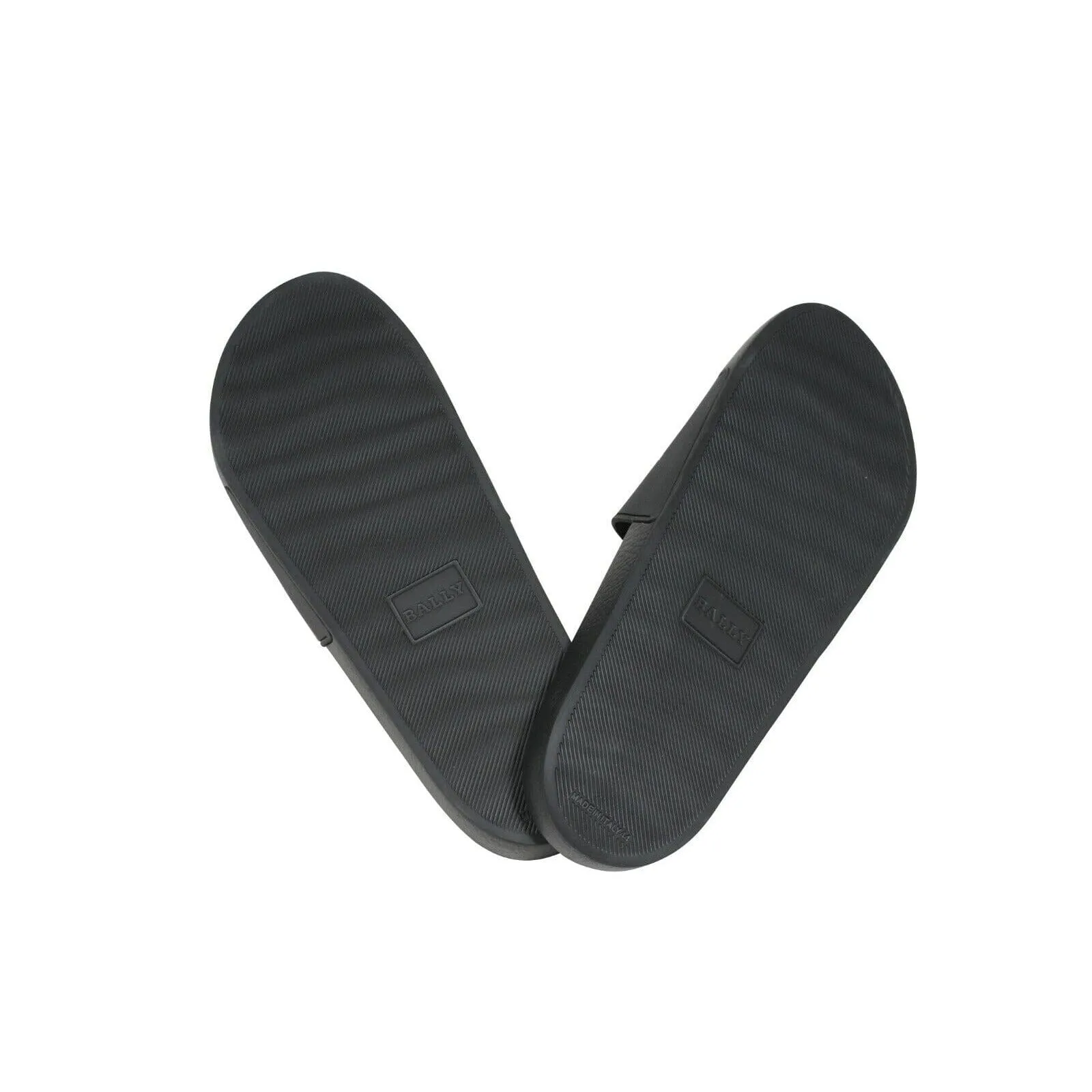 Flip Flops Black Red White Rubber Pool Slides