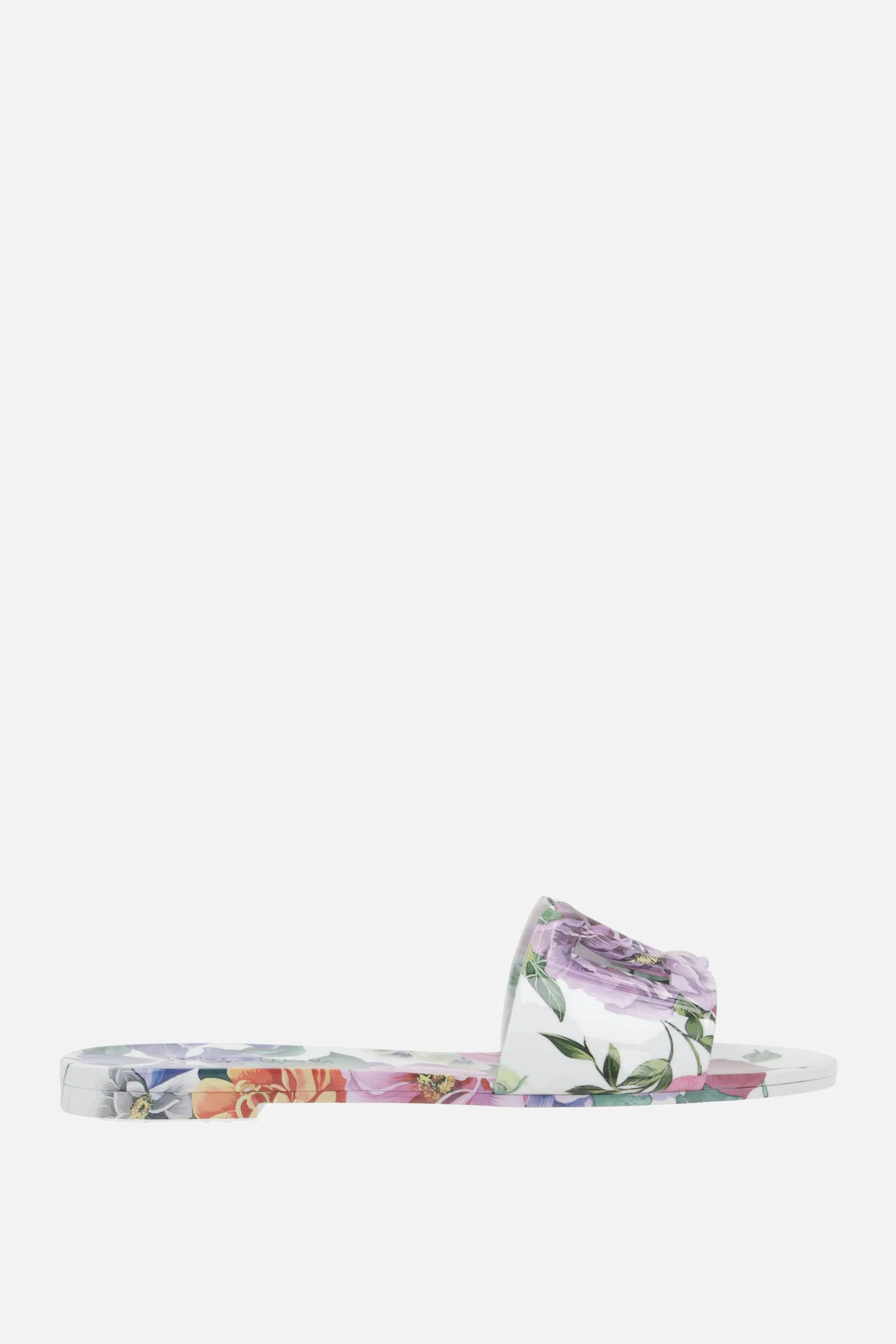 Floral Print Pool Slides