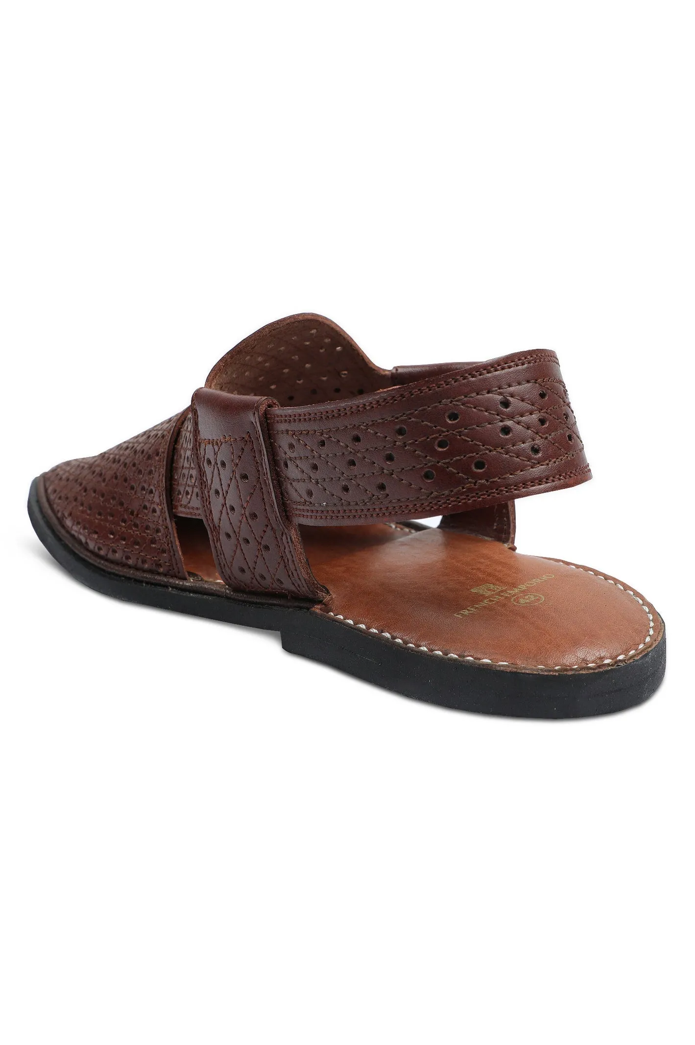 French Emporio Men Sandals SKU: PSLD-0038-BROWN