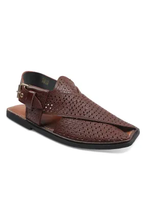 French Emporio Men Sandals SKU: PSLD-0038-BROWN