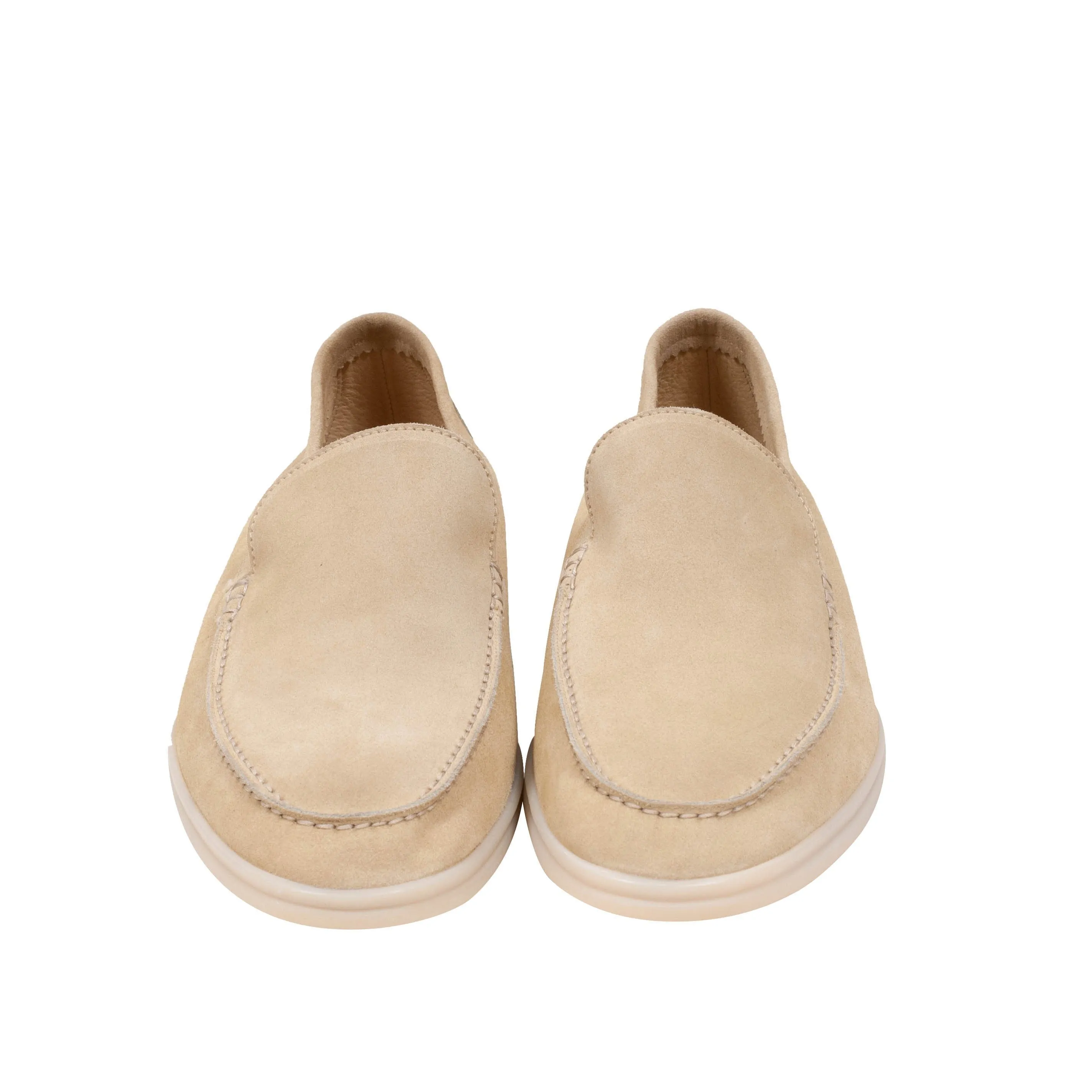 Golden Glow Light Tan Summer Walk Slip Ons