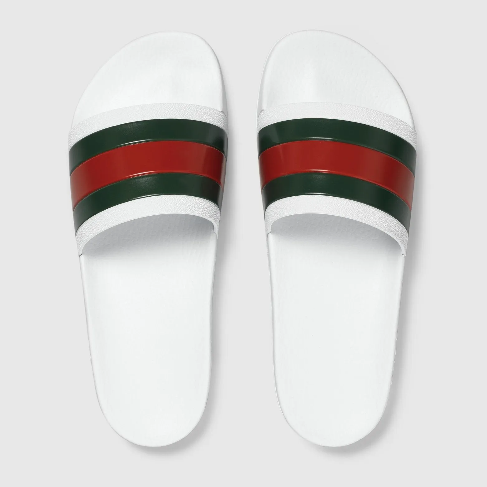 Gucci Pursuit Pool Slides White