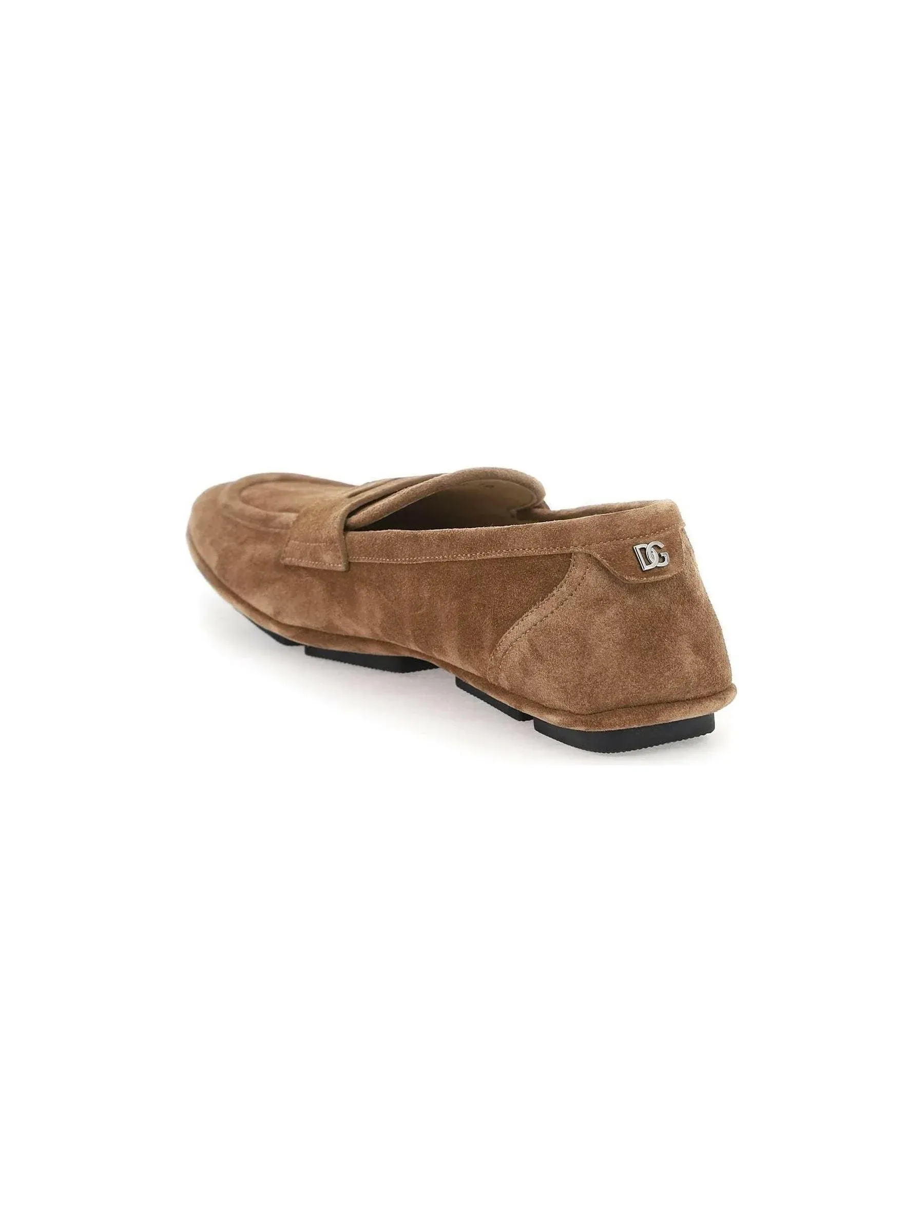 Hazelnut Calf Suede Loafers