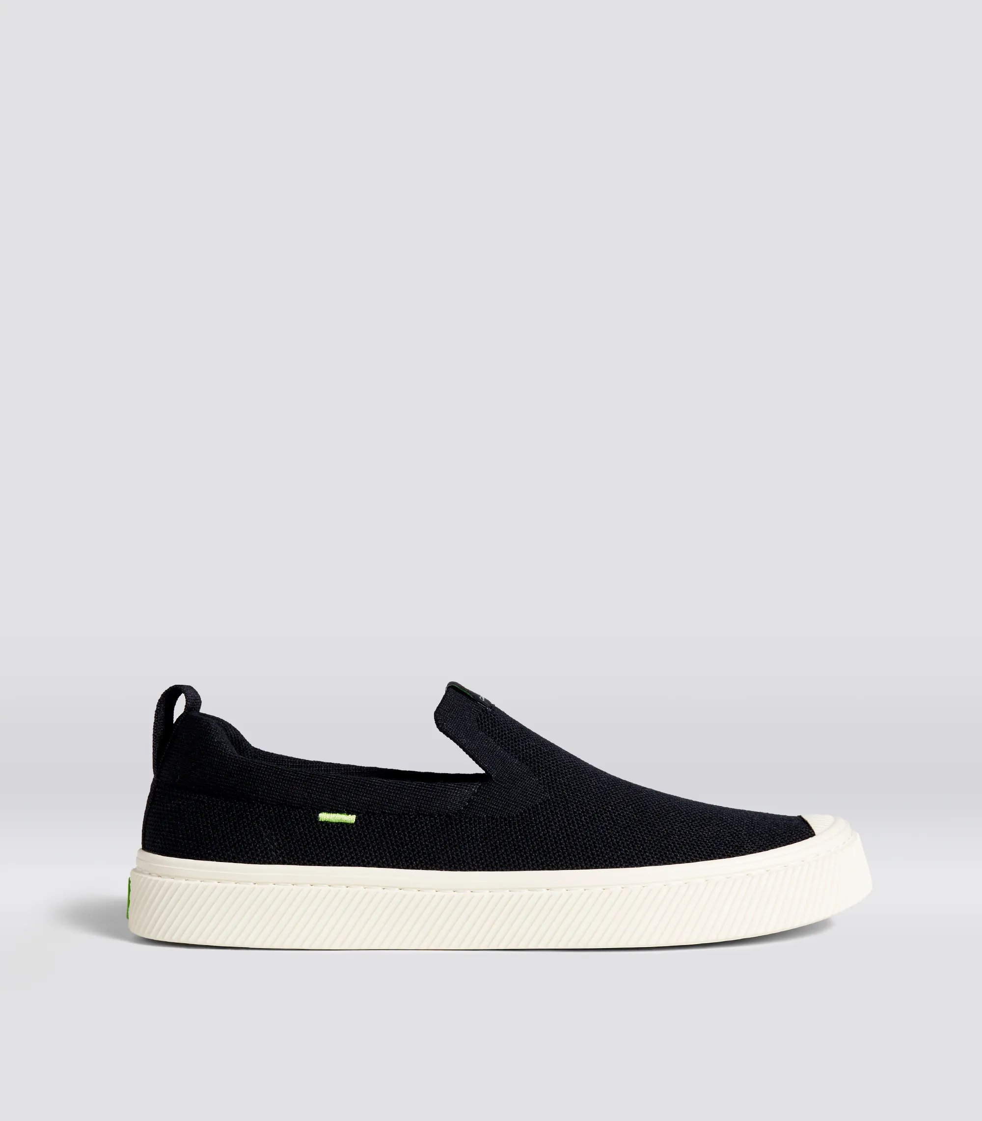 IBI SLIP-ON Black Knit Sneaker Men