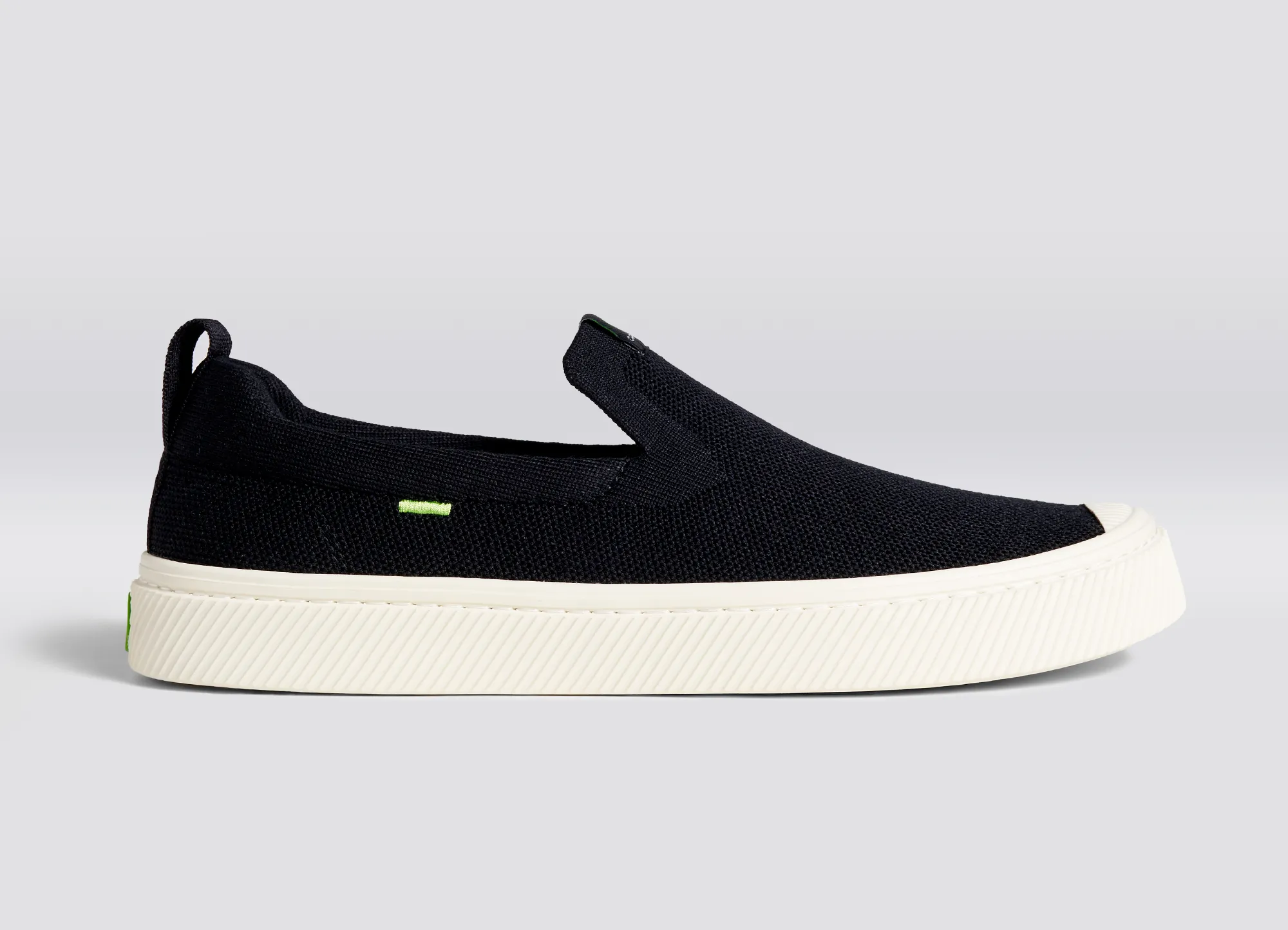 IBI SLIP-ON Black Knit Sneaker Men