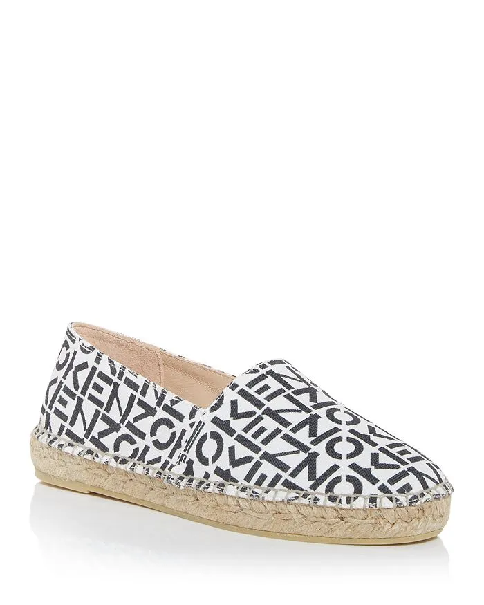 Kenzo Women's Logo Print Espadrille Flats