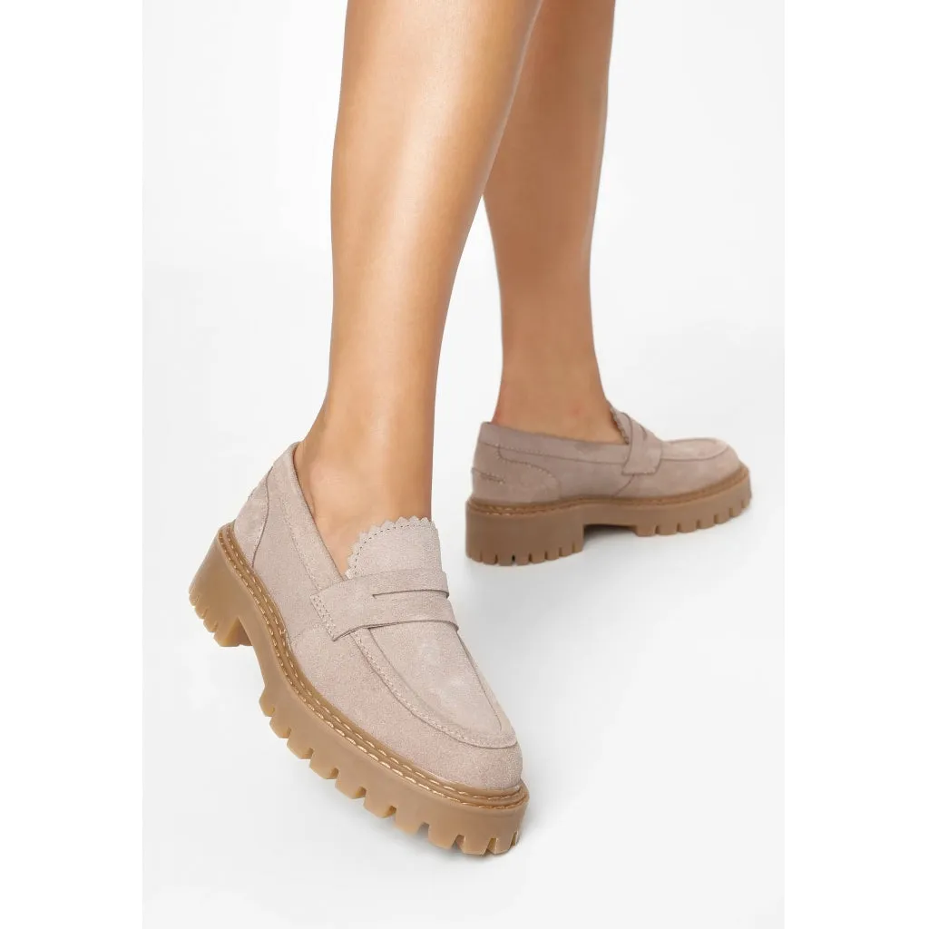 Matter Loafer Suede - Taupe