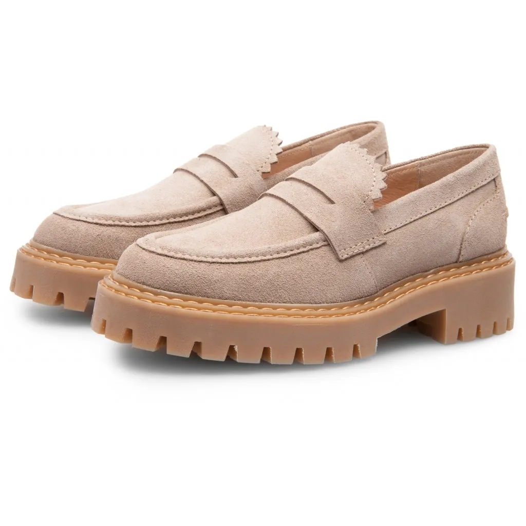 Matter Loafer Suede - Taupe