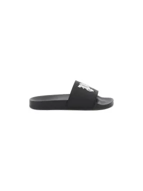 Monogram Logo Slide Sandals