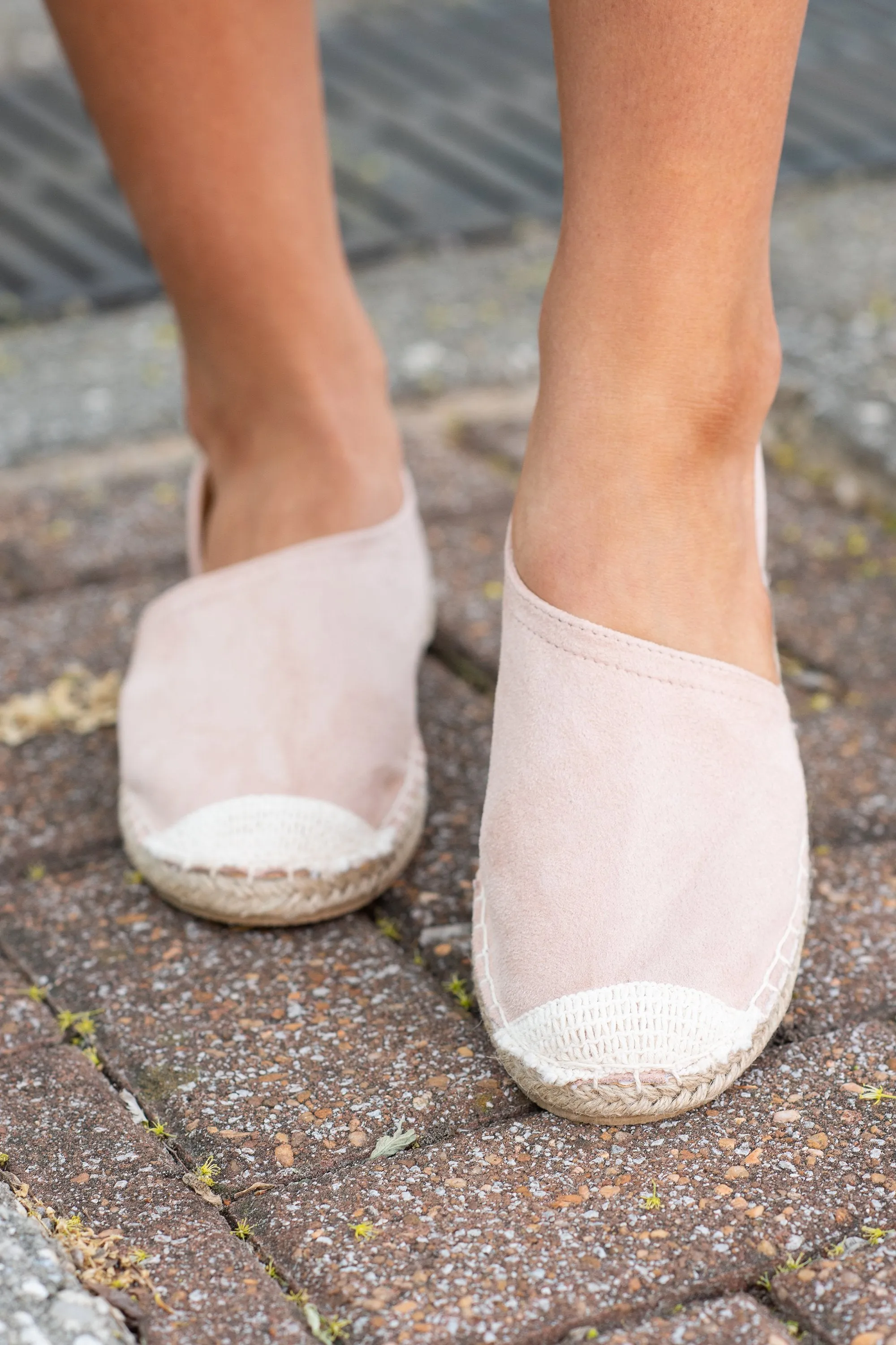 On The Road Espadrille Flats, Blush