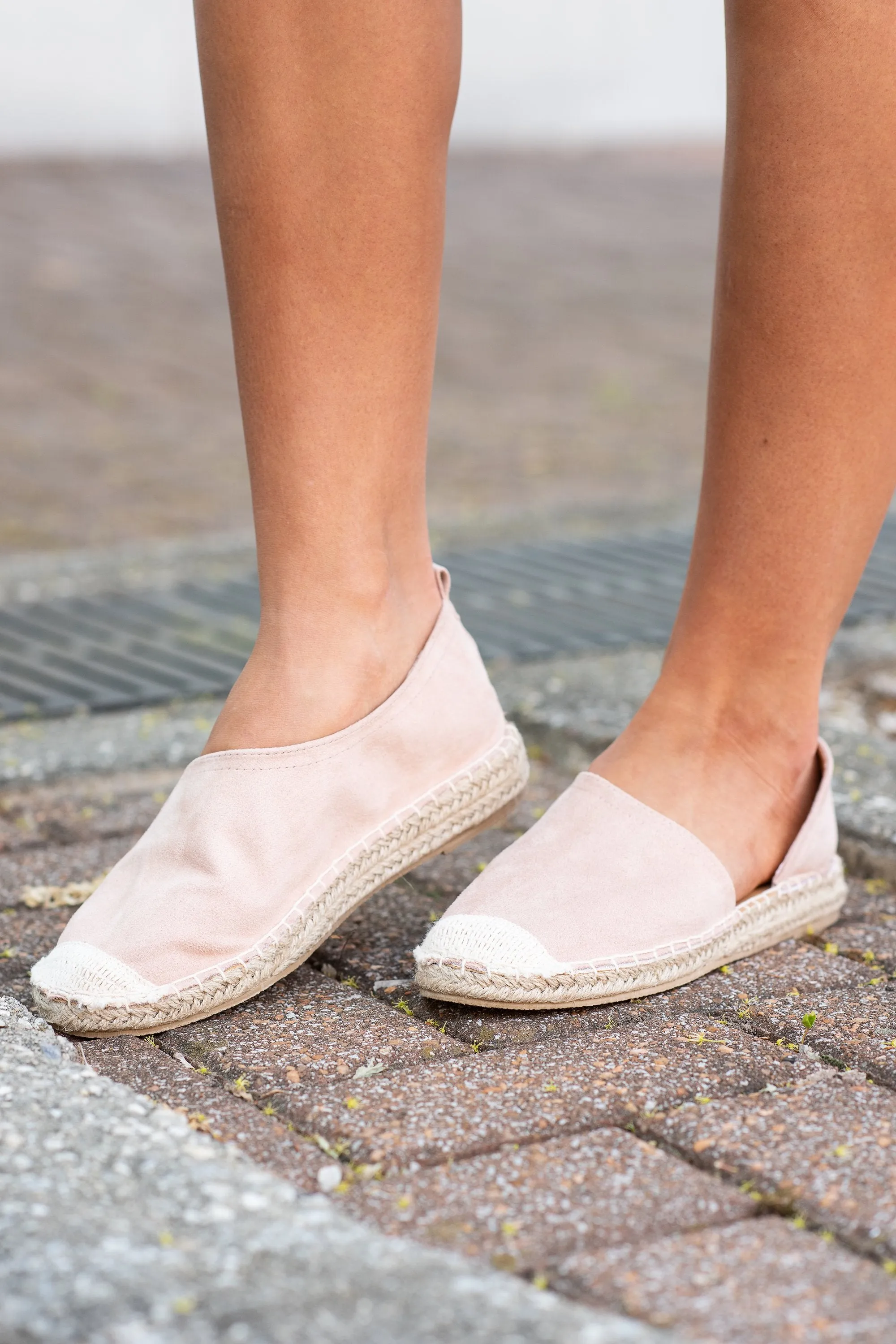 On The Road Espadrille Flats, Blush