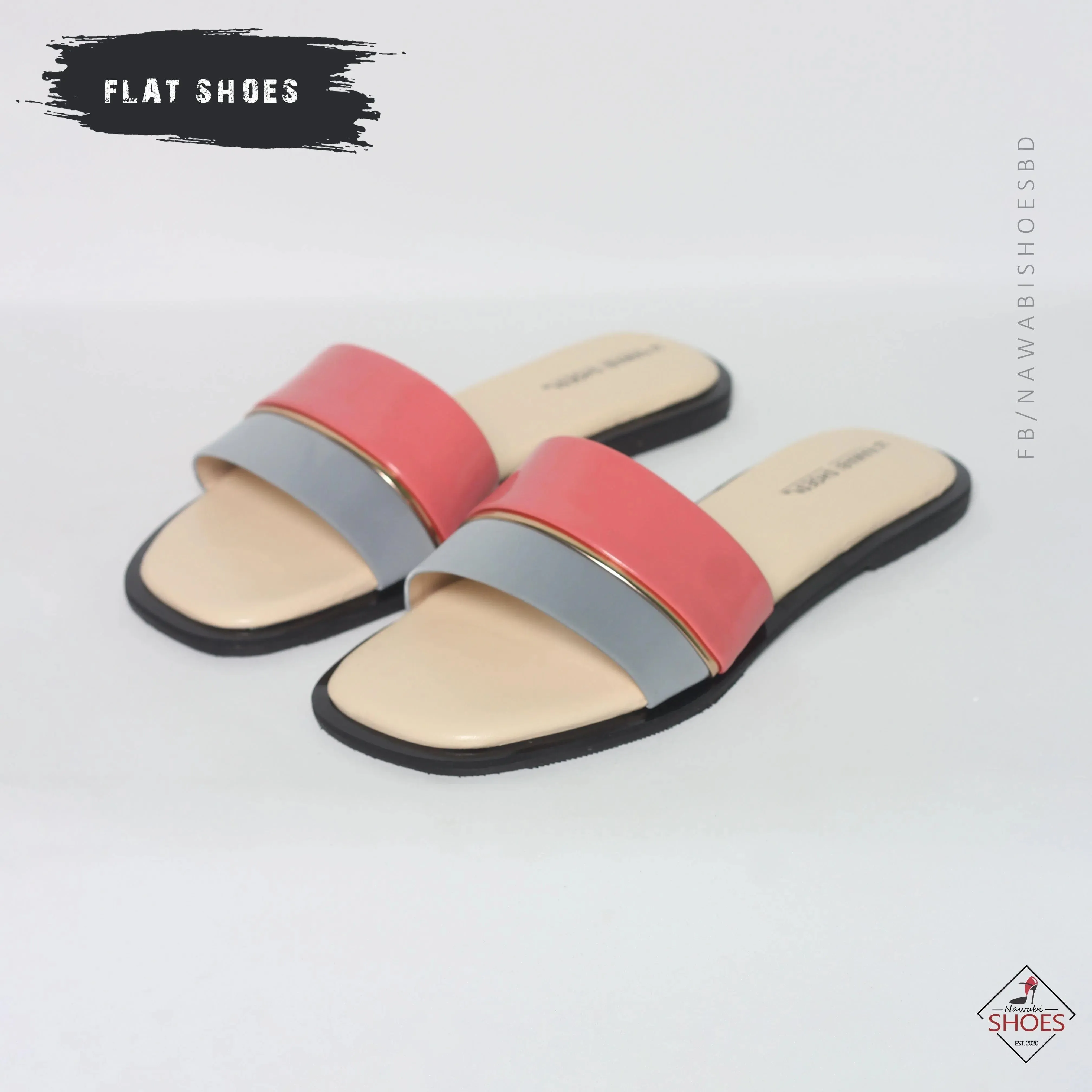 Open Strap Women's Flat Sandals | Nawabi Shoes BD