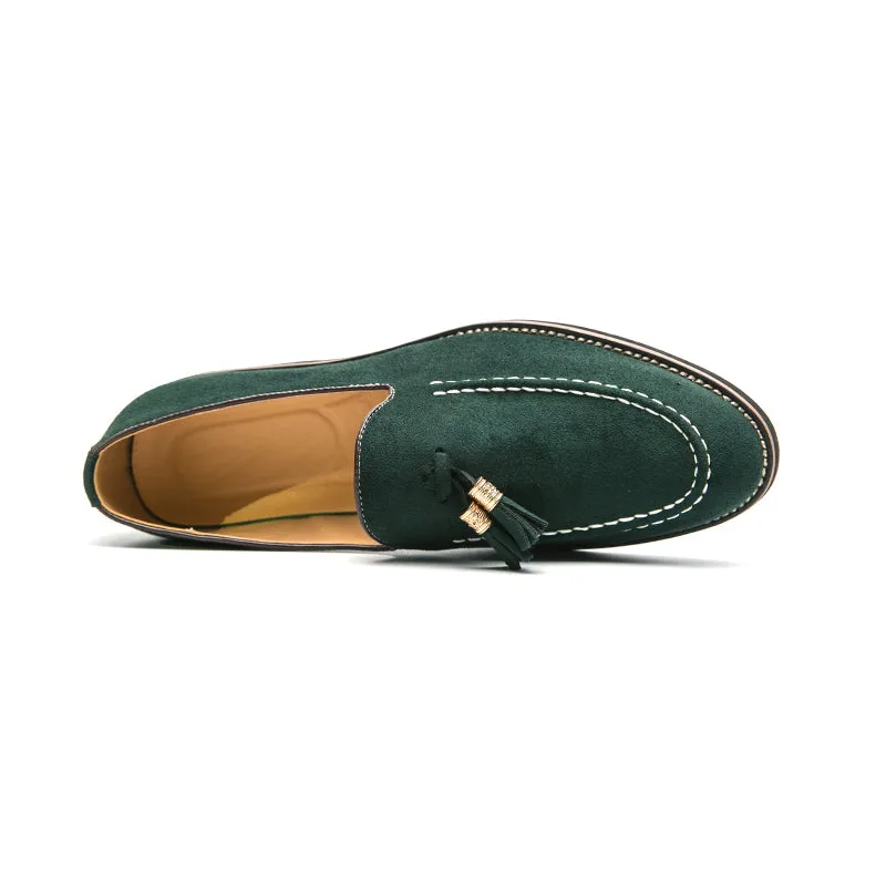 OXFORD SUEDE TASSEL LOAFER