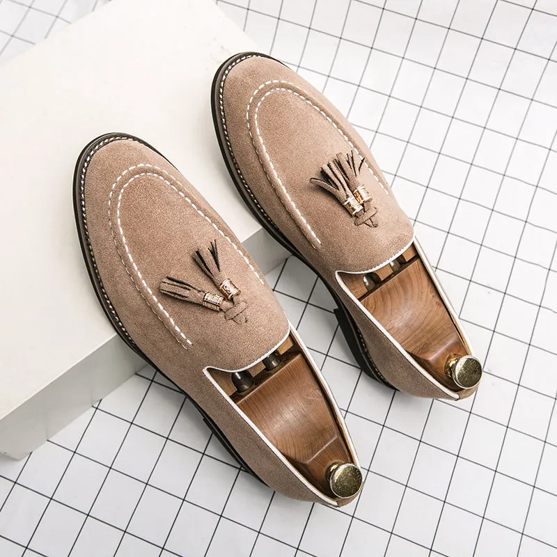 OXFORD SUEDE TASSEL LOAFER