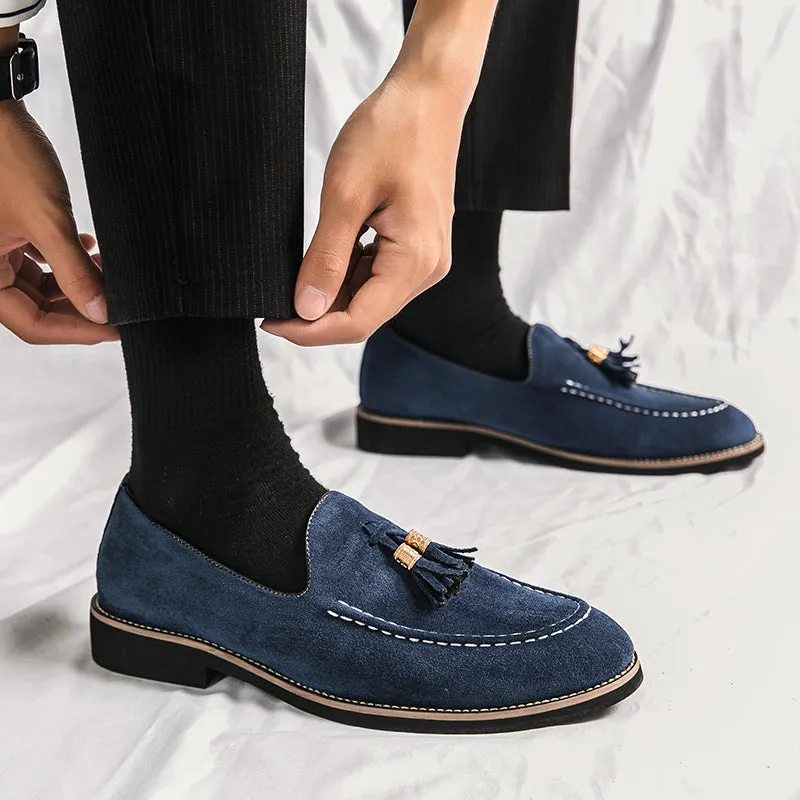 OXFORD SUEDE TASSEL LOAFER