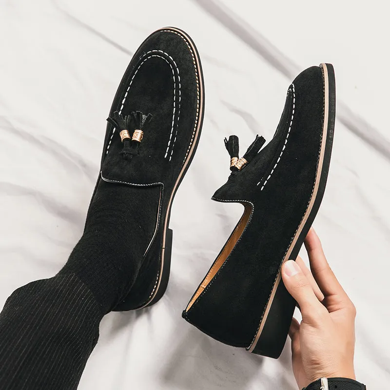 OXFORD SUEDE TASSEL LOAFER