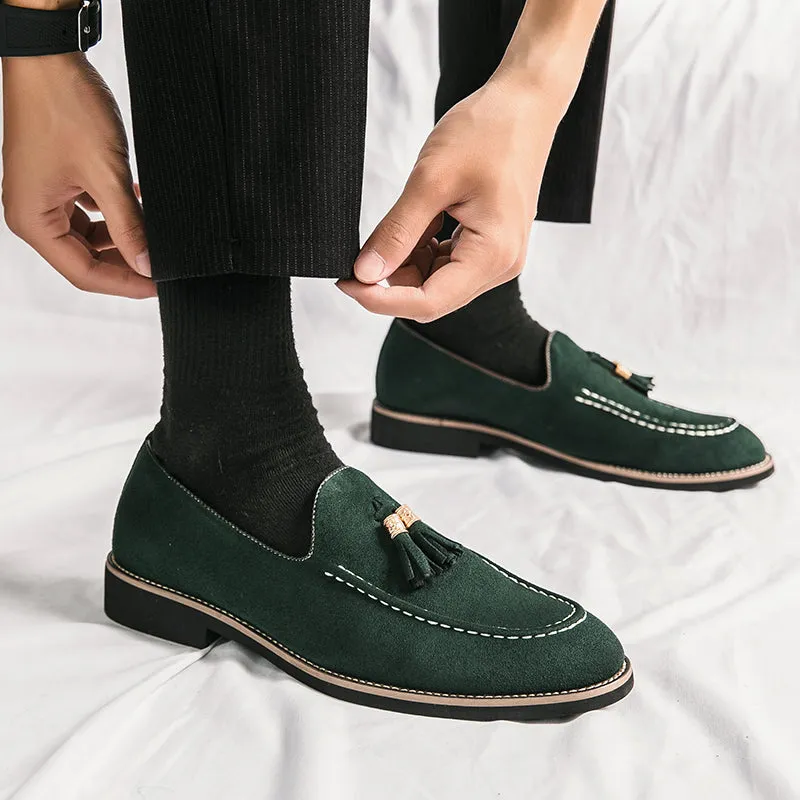 OXFORD SUEDE TASSEL LOAFER