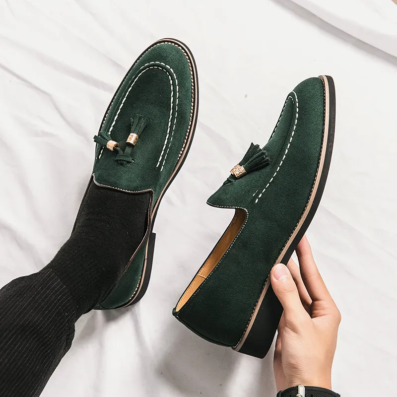 OXFORD SUEDE TASSEL LOAFER