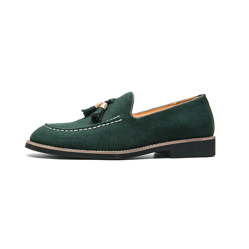 OXFORD SUEDE TASSEL LOAFER