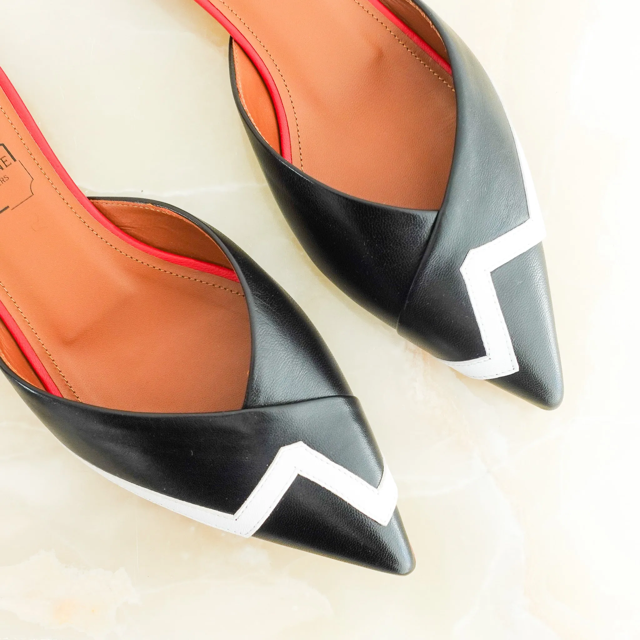 Pointed toe flats RRP £500-Final Sale