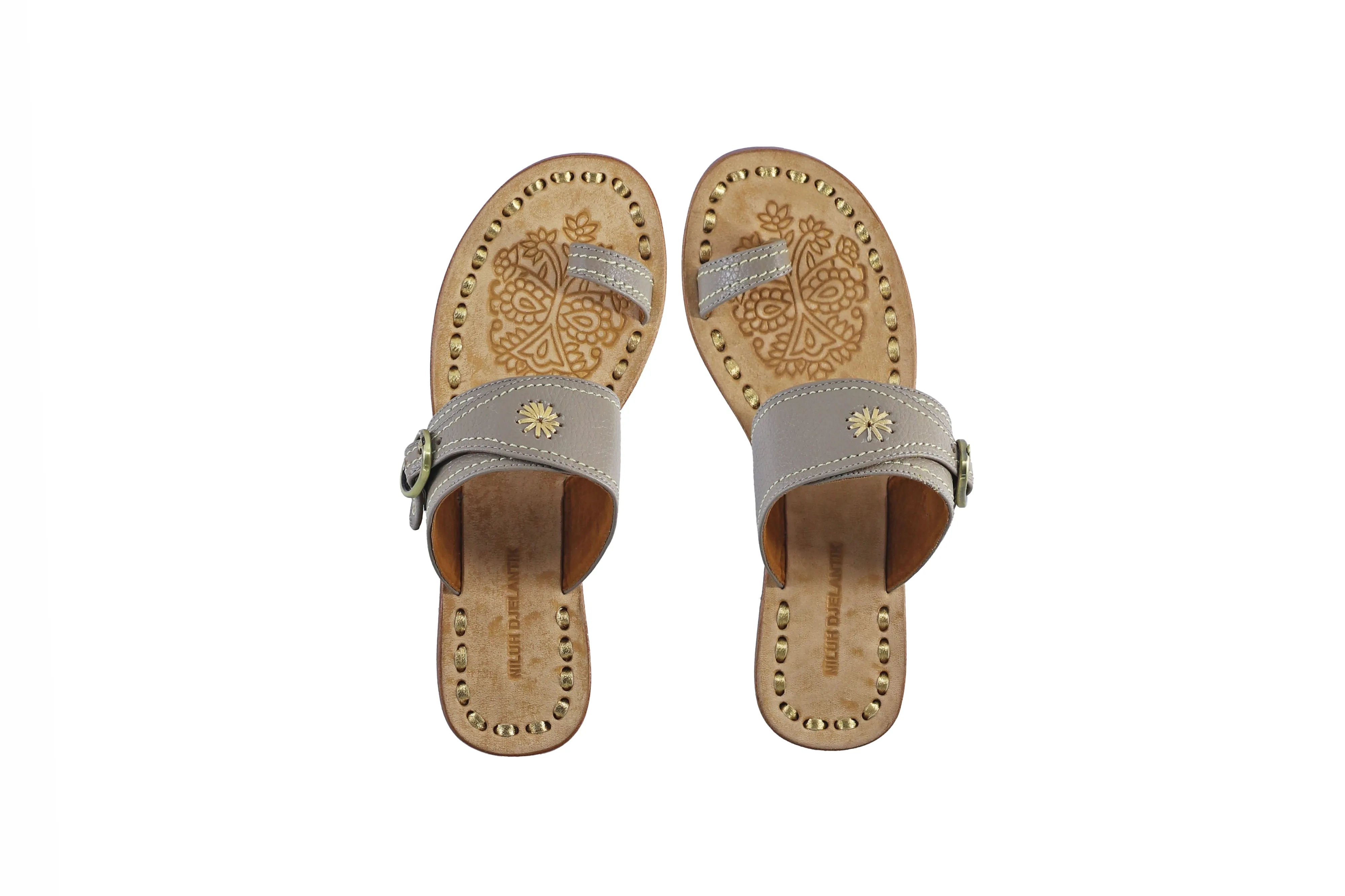 Salma 20mm Flat - Grey Bkk & Gold