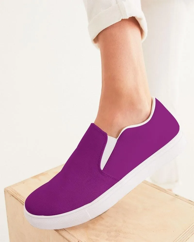 Shaded Purple Slip-On Canvas Sneakers | Women's | C38M100Y0K30