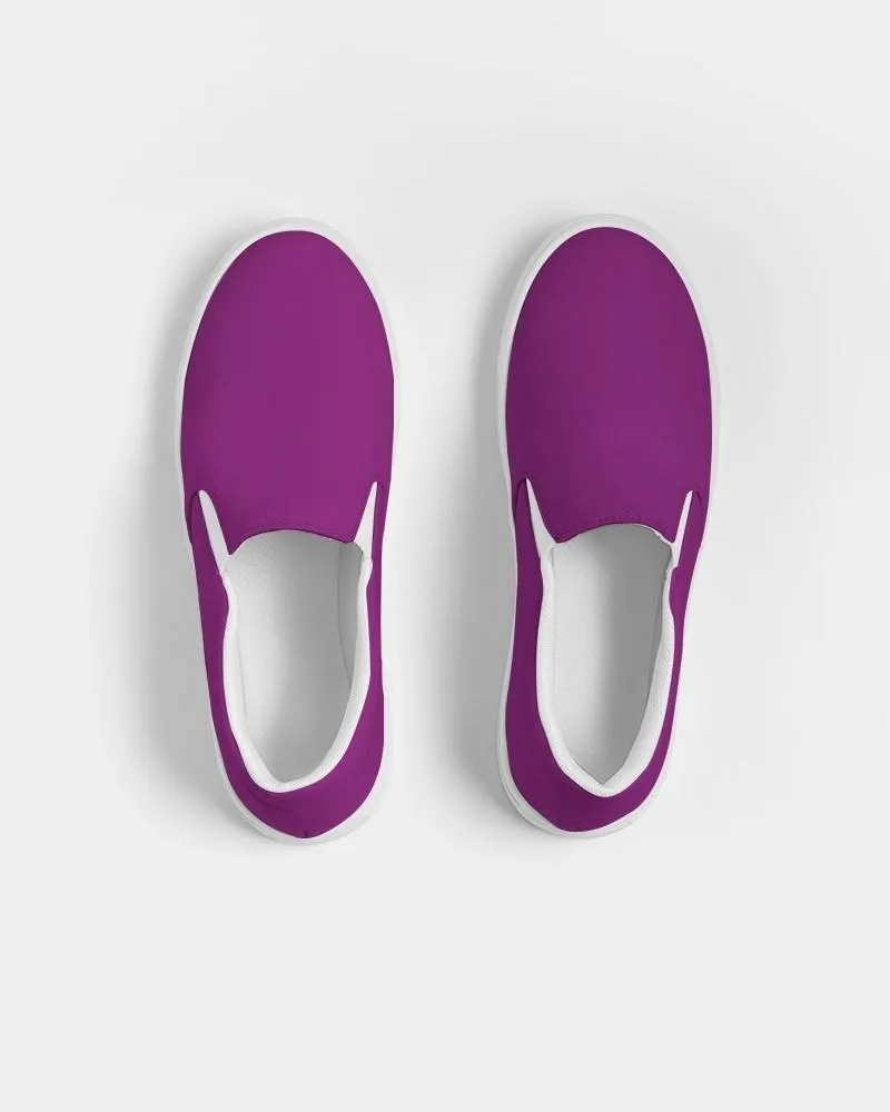 Shaded Purple Slip-On Canvas Sneakers | Women's | C38M100Y0K30