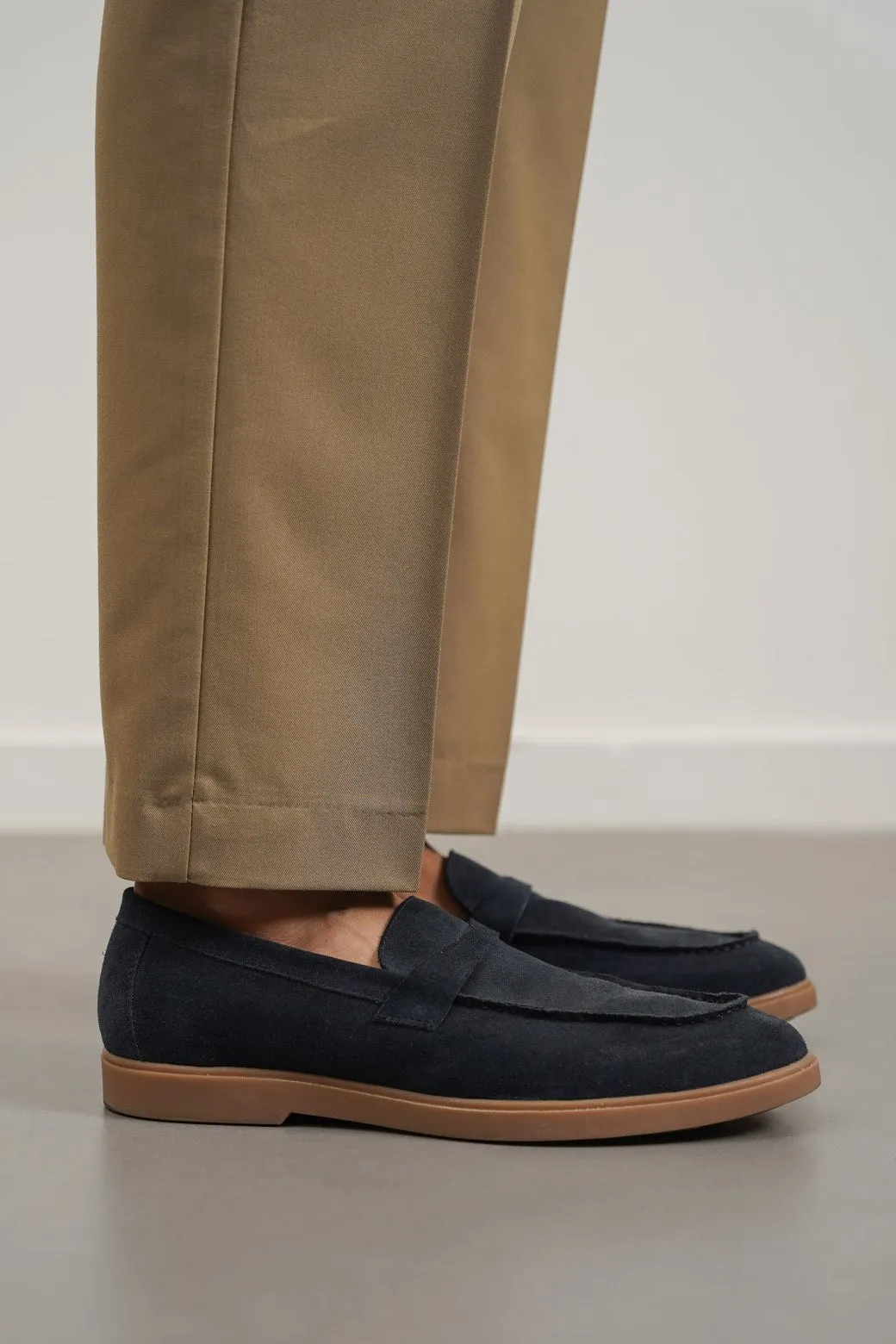 SUEDE LEATHER LOAFERS