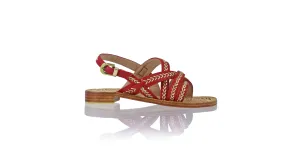 Tiwi 20mm Flat - Red & Gold