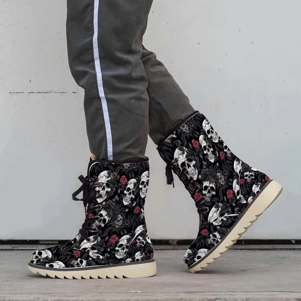 Treadz Unisex Winter Boots - Skull Rebel